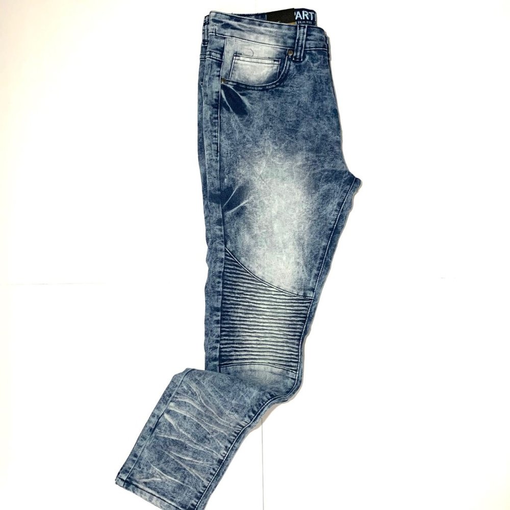 Men's Acid Wash Jeans PTJ8